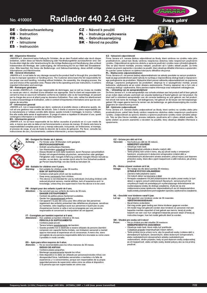 Jamara 410005 instruction manual