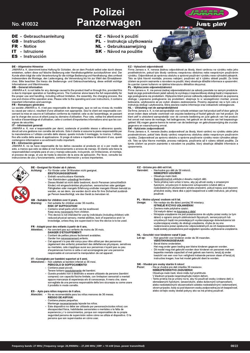 Jamara 410032 instruction manual