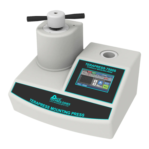 Pace Technologies TERAPRESS TP 7500S instruction manual