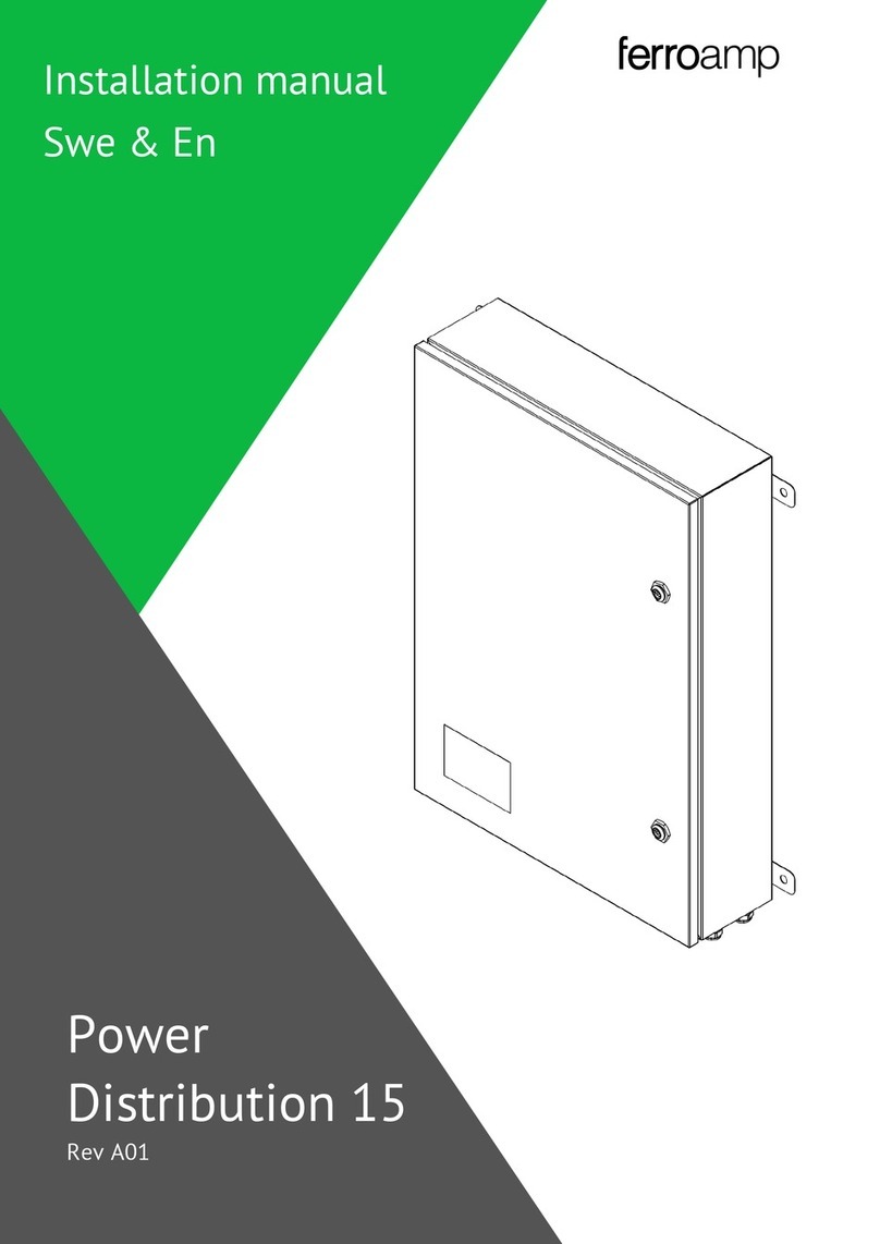 ferroamp Power Distribution 15 installation manual