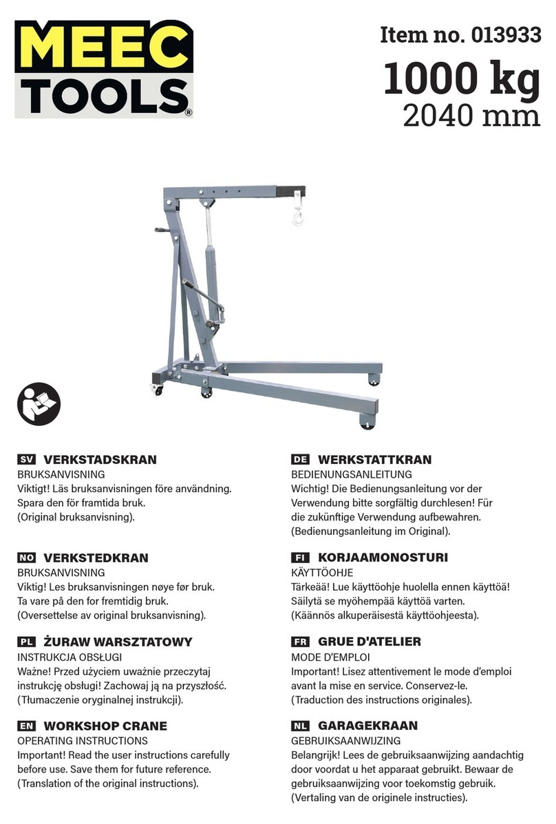 Meec tools 013933 operating instructions Meec tools 013933 operating instructions