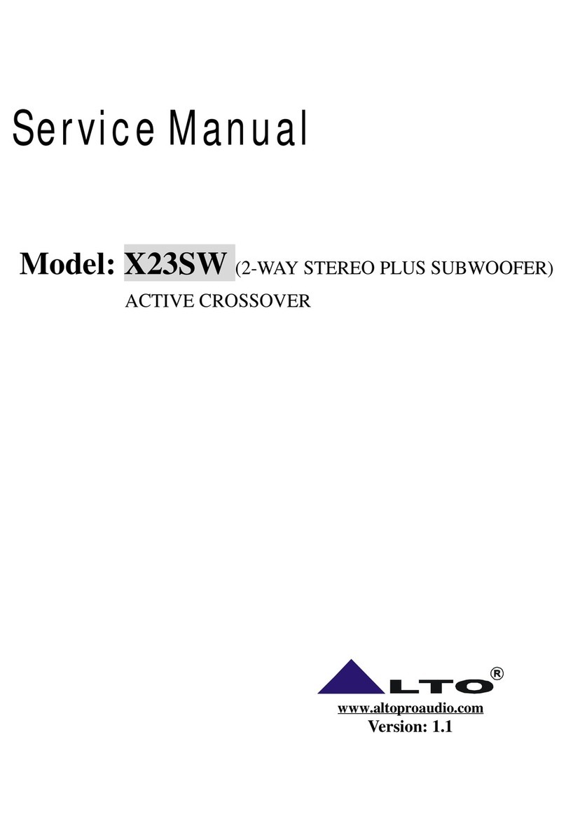 Alto X23SW Service manual
