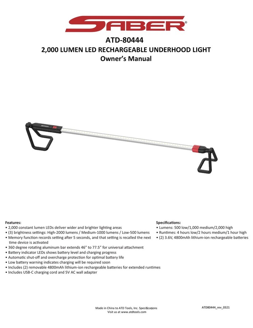 Saber Compact ATD-80444 owner's manual