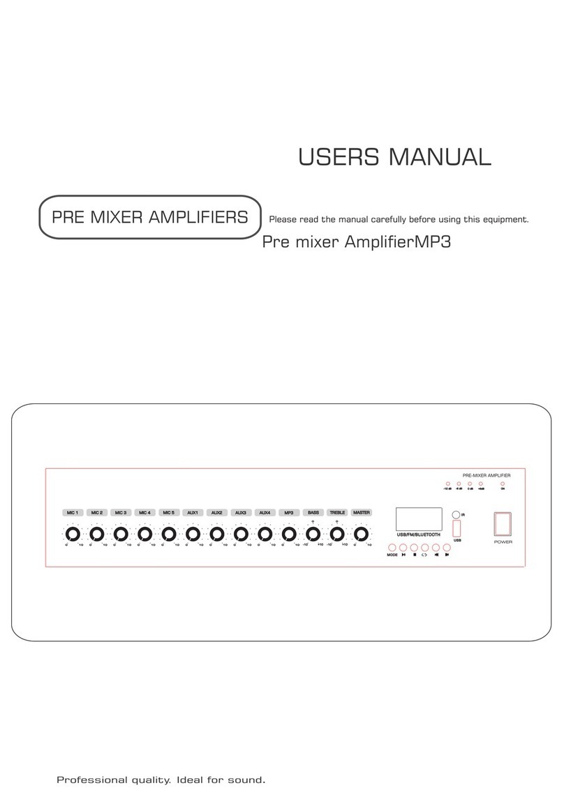 Surpass SP-PRU100 Abridged user manual