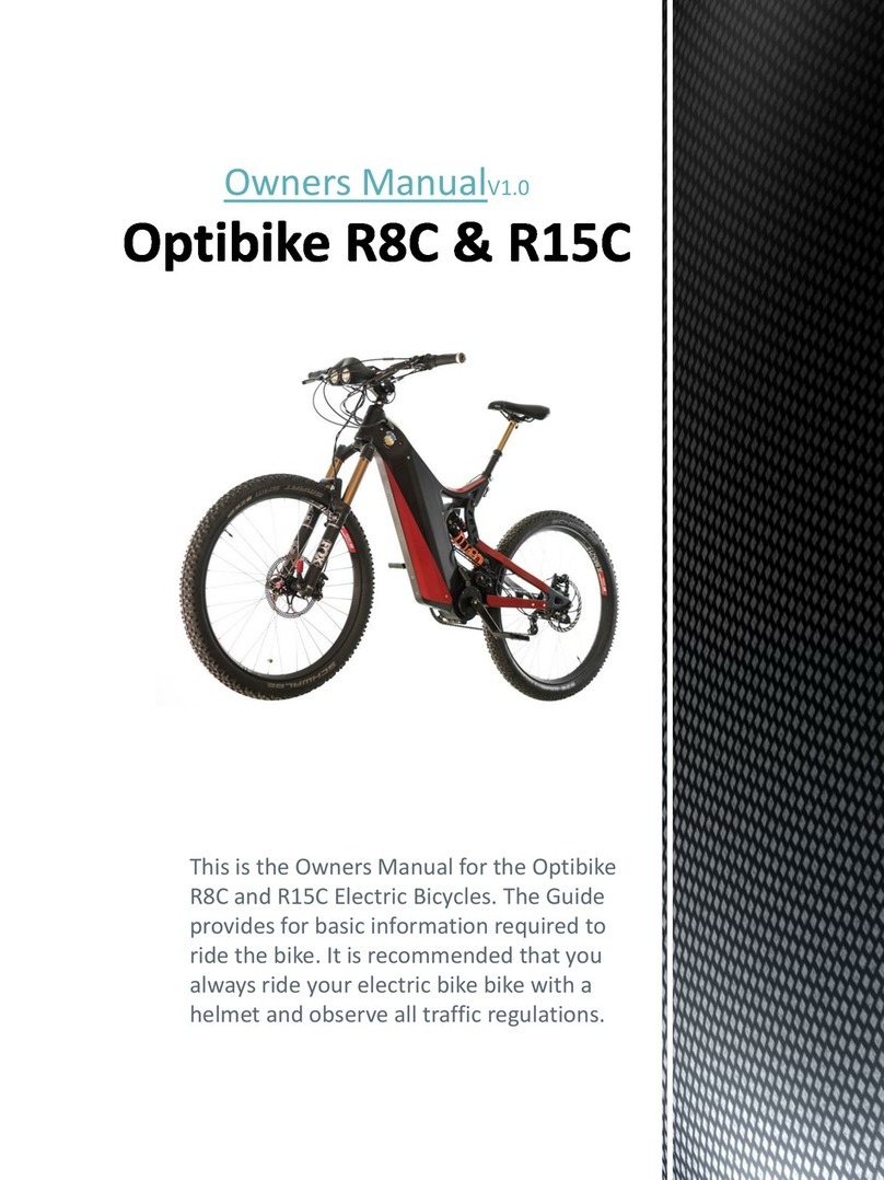 Optibike Elite R8C owner's manual
