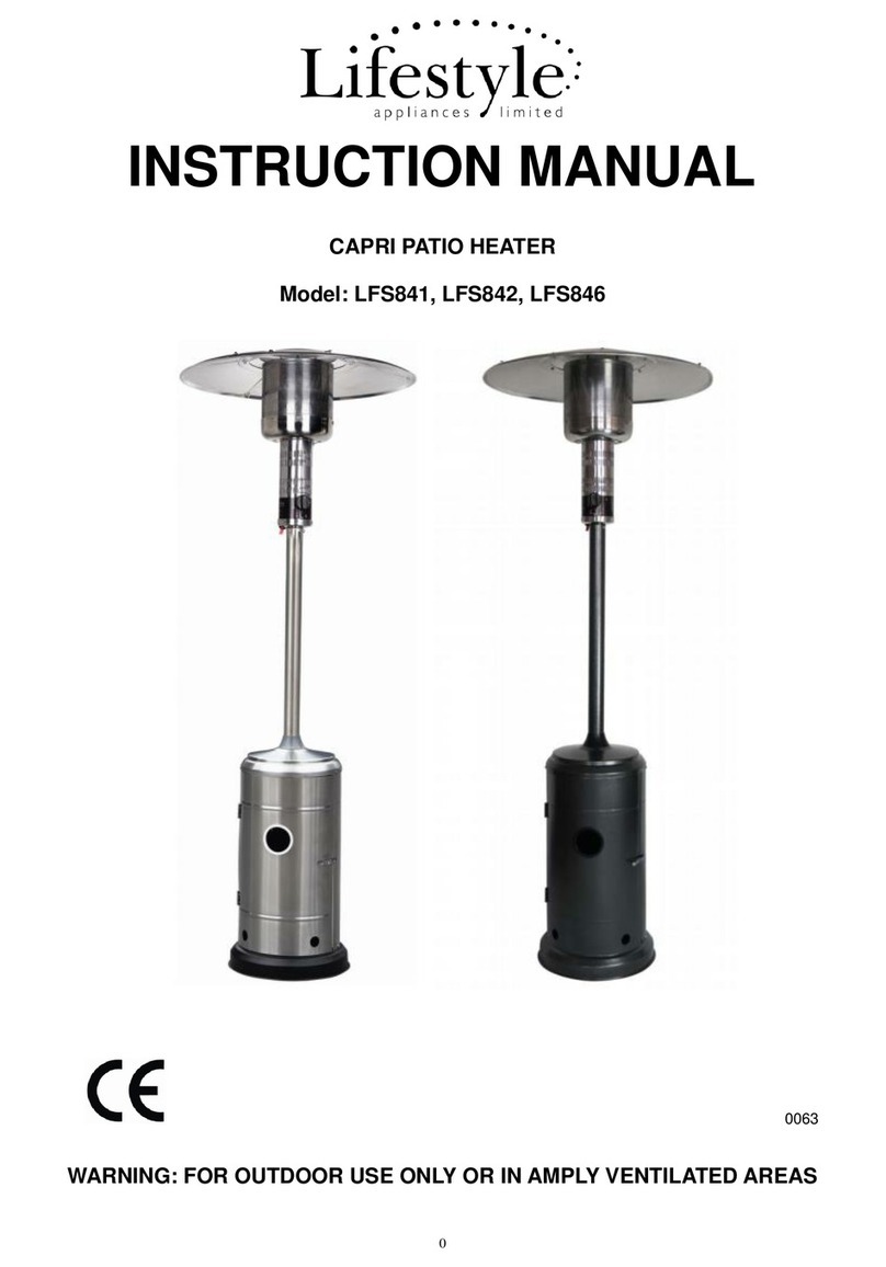 Lifestyle CAPRI LFS841 instruction manual