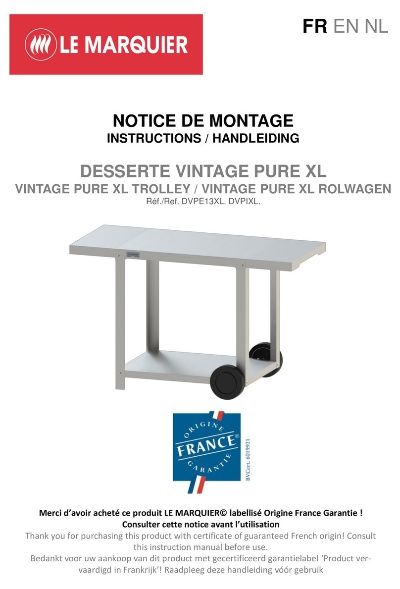 LE MARQUIER DVPE13XL User manual LE MARQUIER DVPE13XL User manual