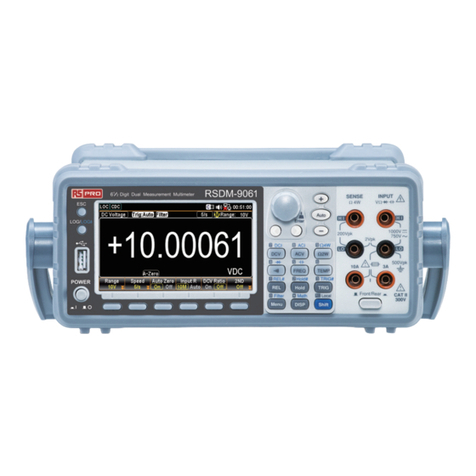 RS PRO RSDM-906X Series user manual