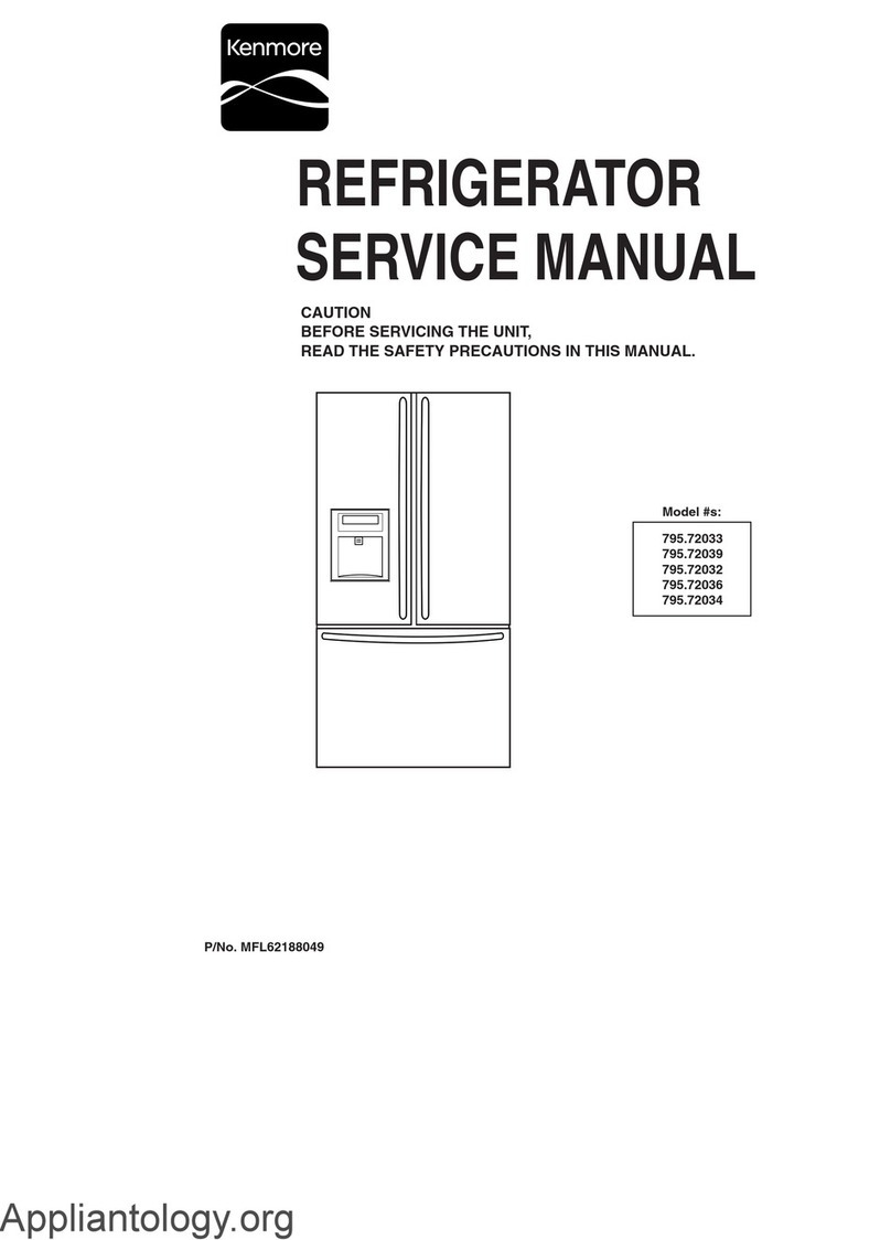 Kenmore 795.72033 Service manual