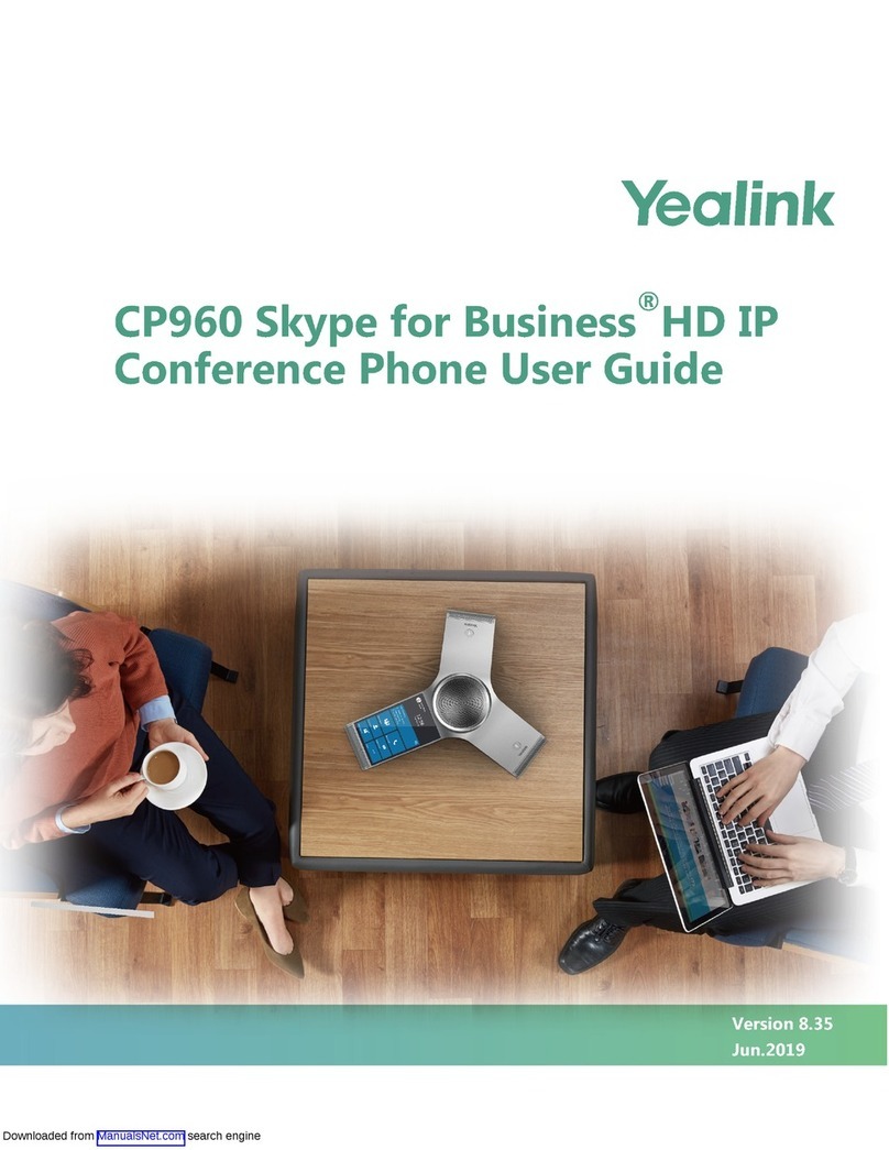 Yealink CP960 Skype for Business User manual