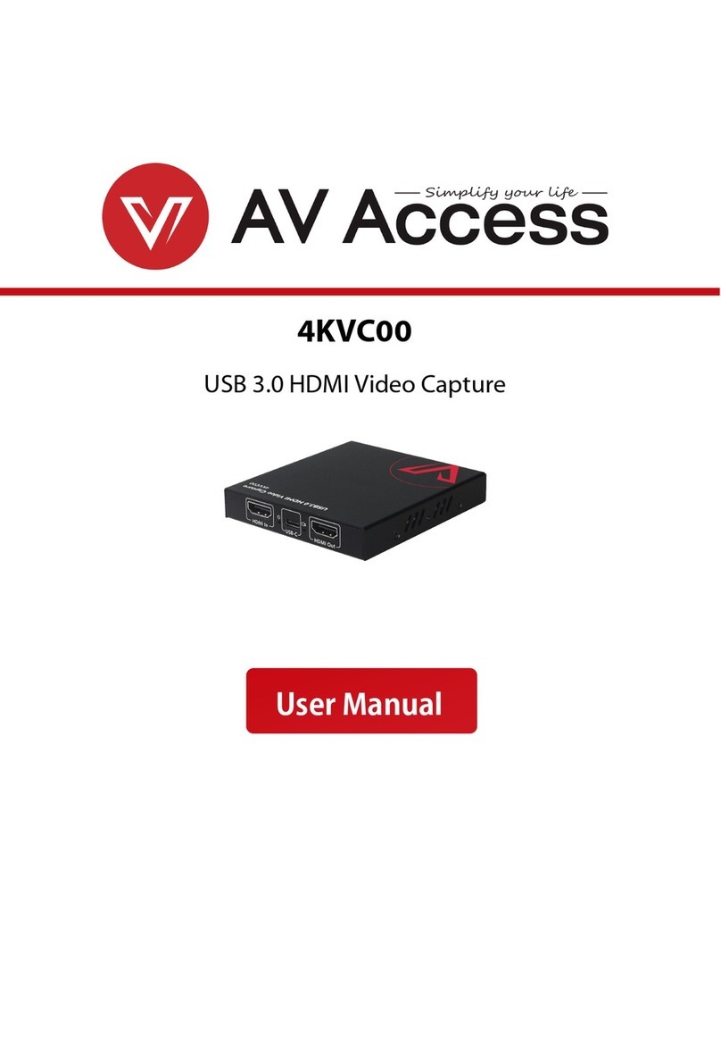 AV Access 4KVC00 user manual