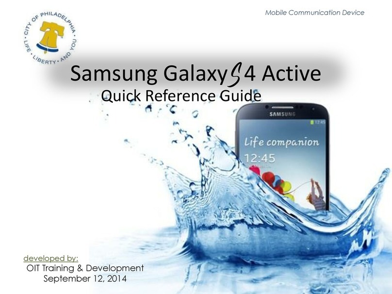 Samsung Galaxy 4 Active User manual