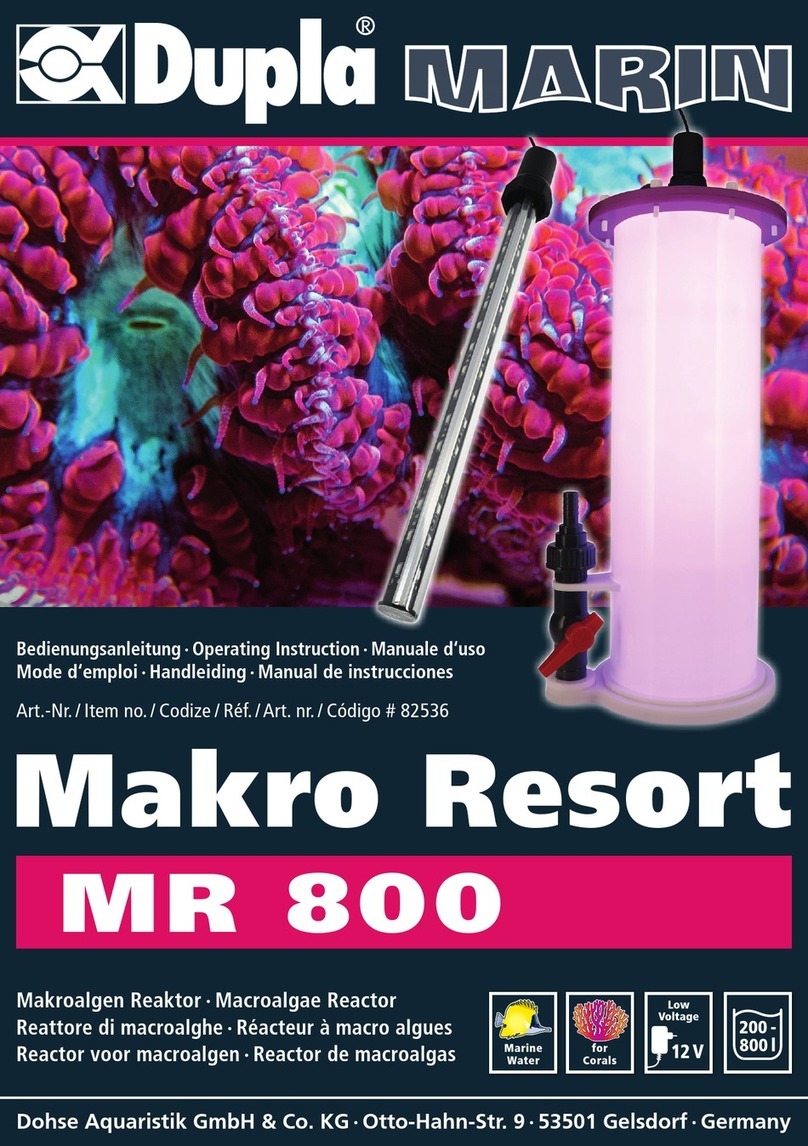 Dupla MARIN Makro Resort MR 800 Operating	 instruction