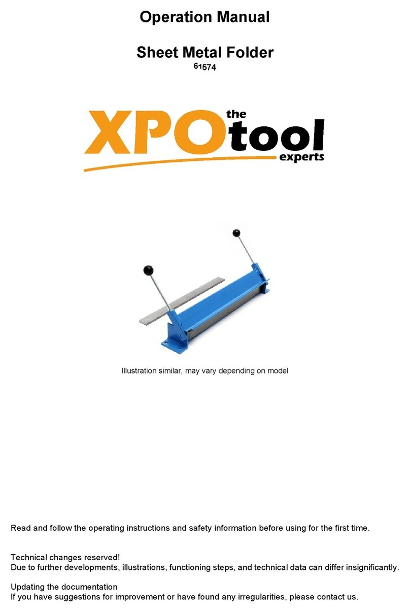 XPOtool 61574 Operation manual