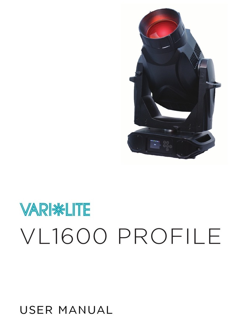 Vari Lite VL1600 PROFILE user manual