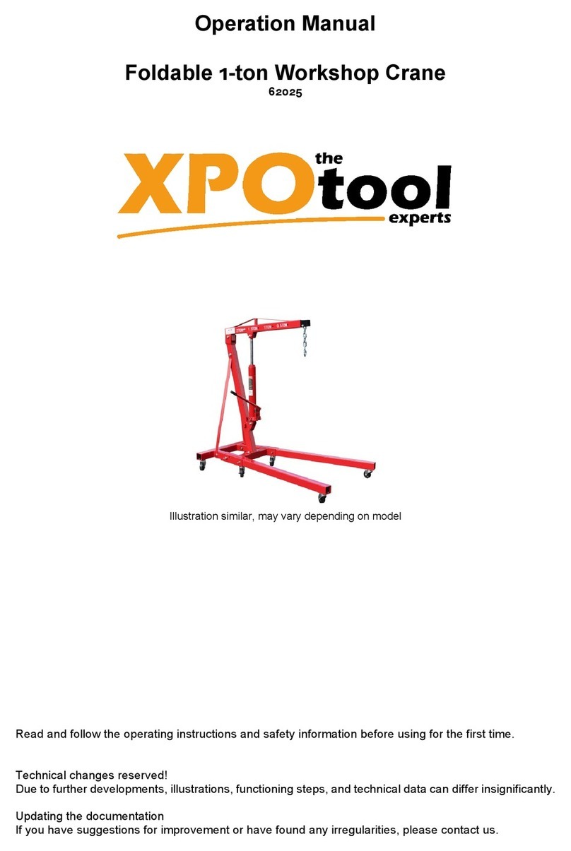 XPOtool 62025 Operation manual
