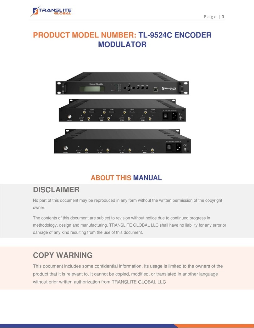 TransLite TL-9524C User manual