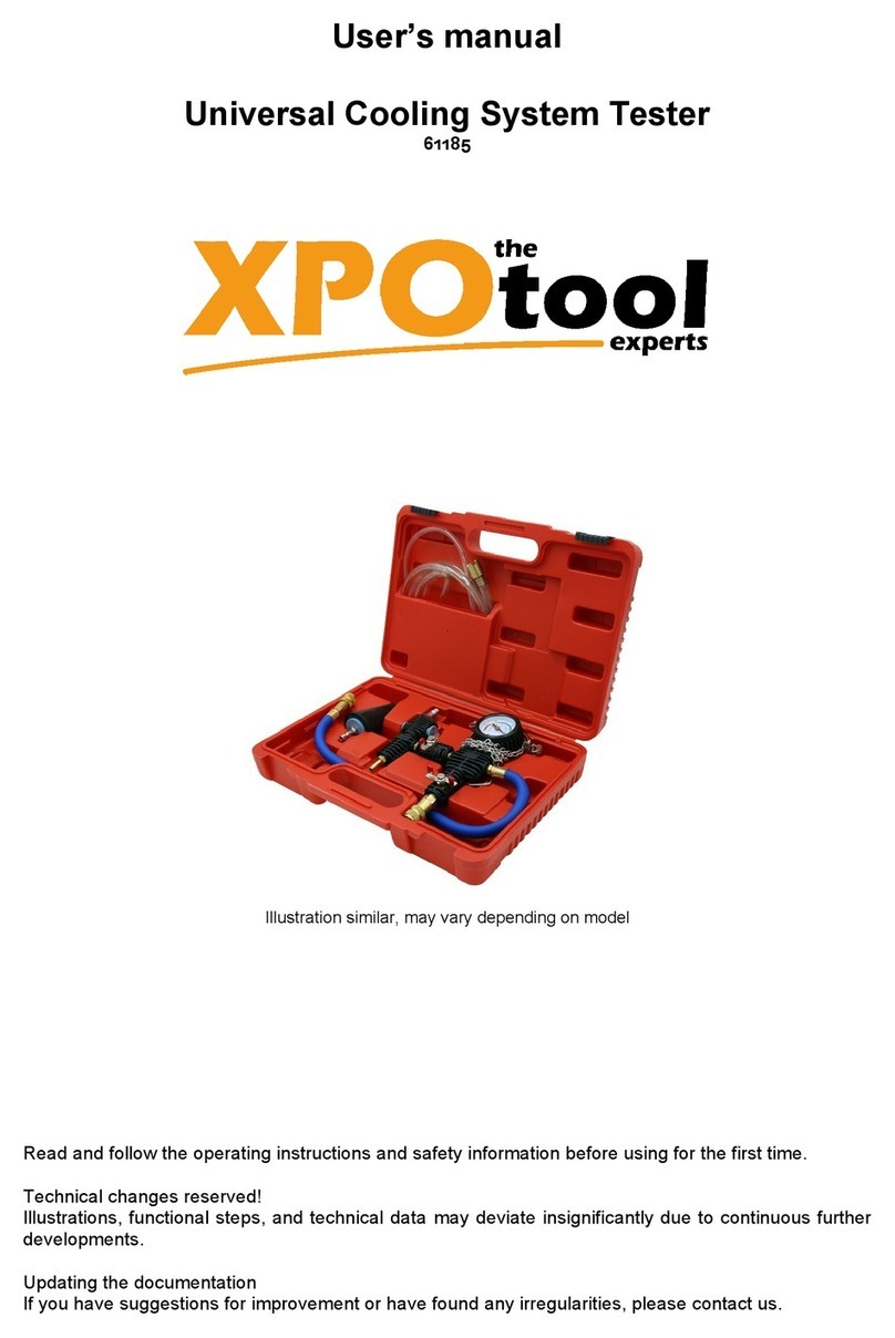 XPOtool 61185 User manual