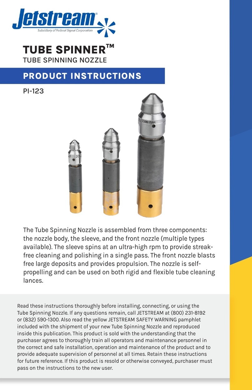 JETStream PI-123 Product instructions