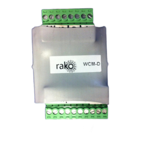 rako WCM-D instruction manual