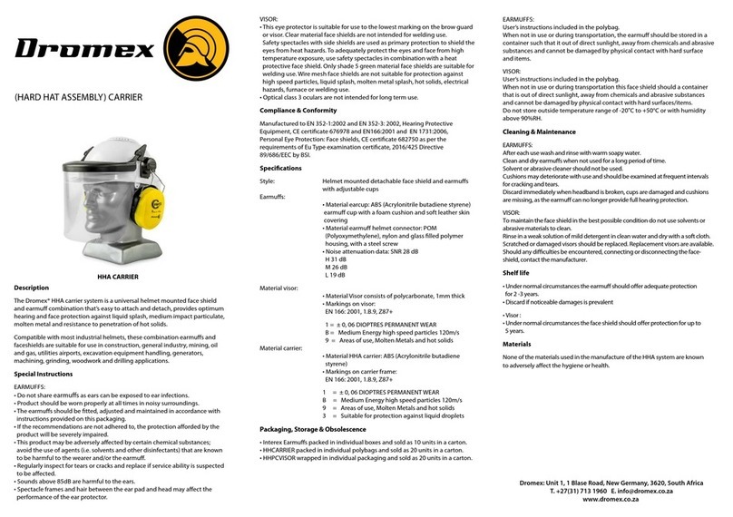 Dromex HHA CARRIER User manual