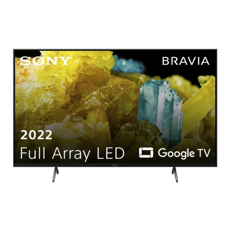 Sony BRAVIA XR XR-55X9 S Series User manual