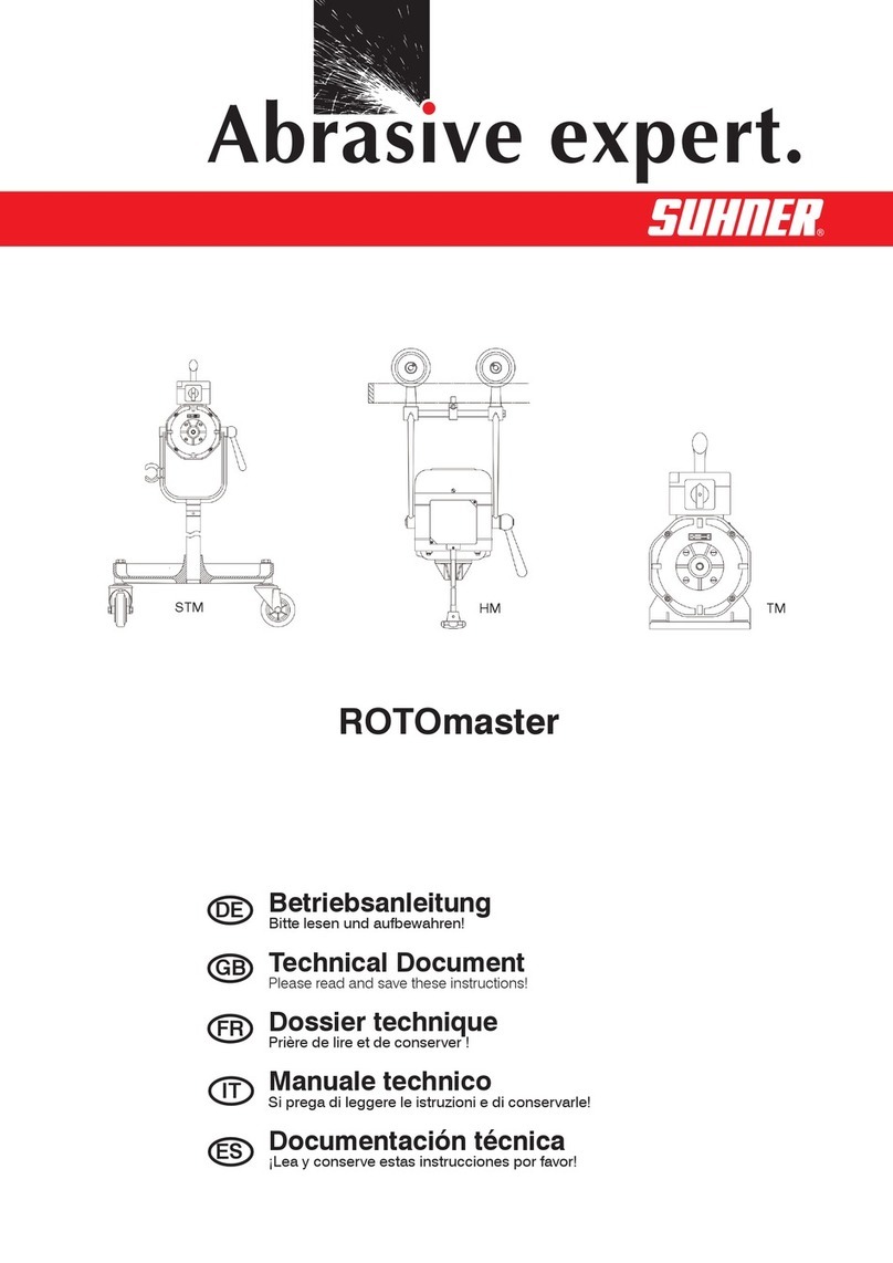 SUHNER ROTOmaster 12, ROTOmaster 15 Technical manual