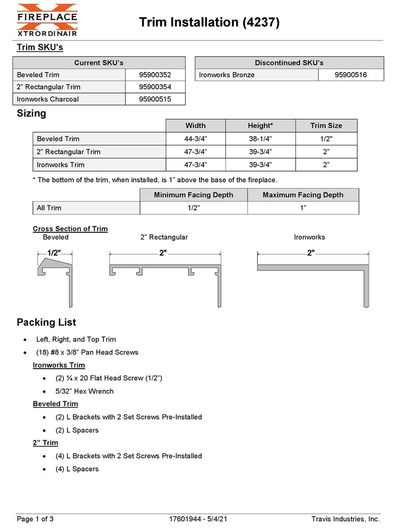 FireplaceXtrordinair 4237 User manual
