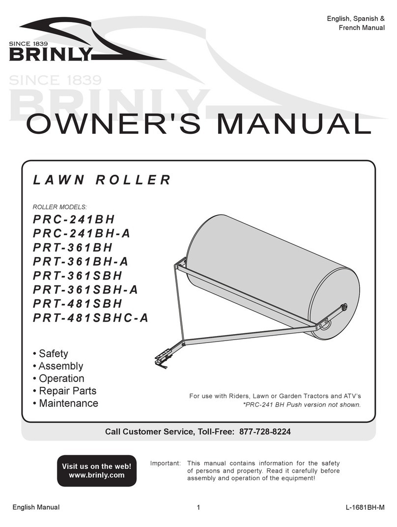 Brinly PRC-241BH owner's manual