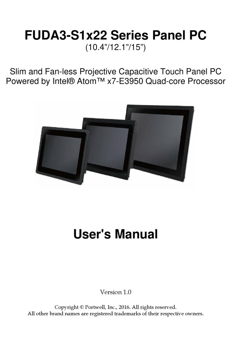 Portwell FUDA3-S1-22 Series user manual