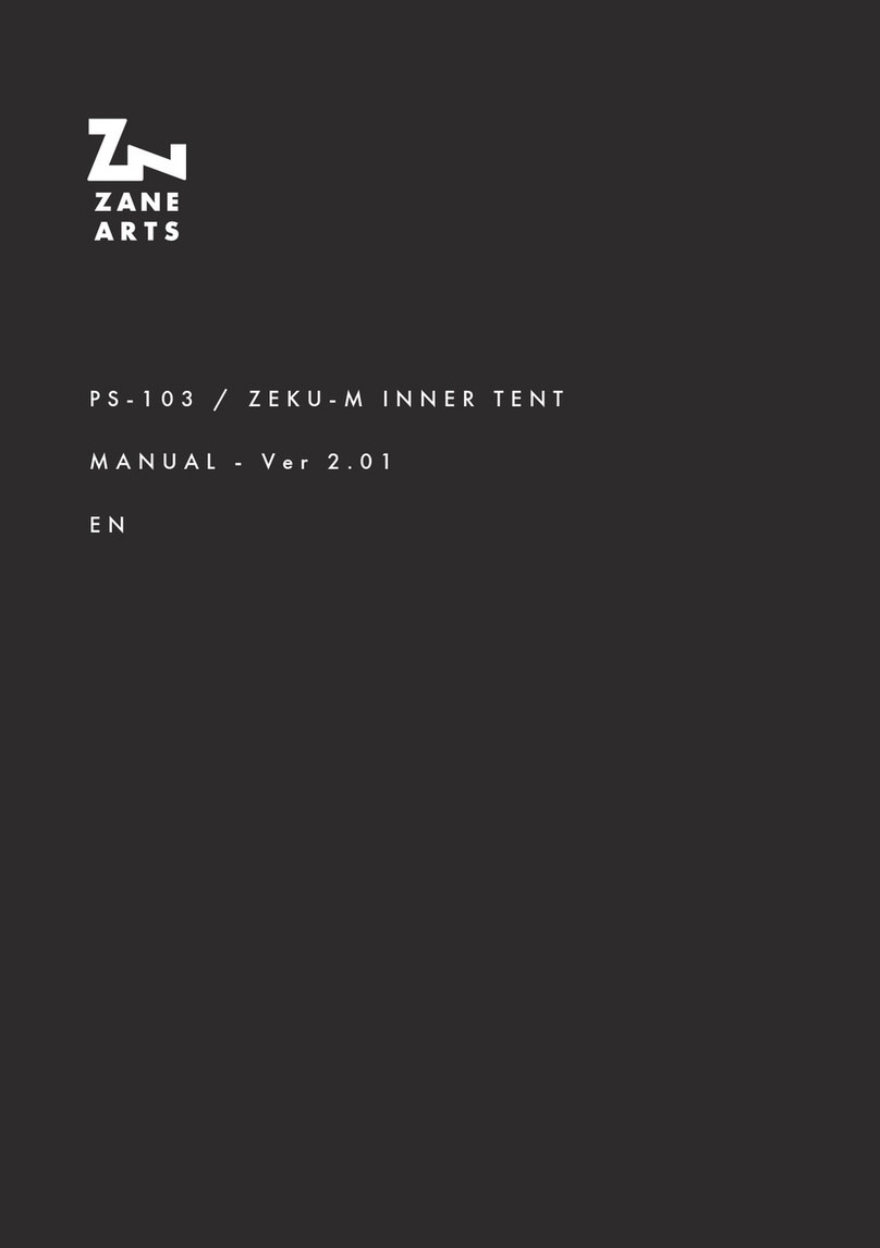 ZANE ARTS ZEKU - M INNER TENT User manual