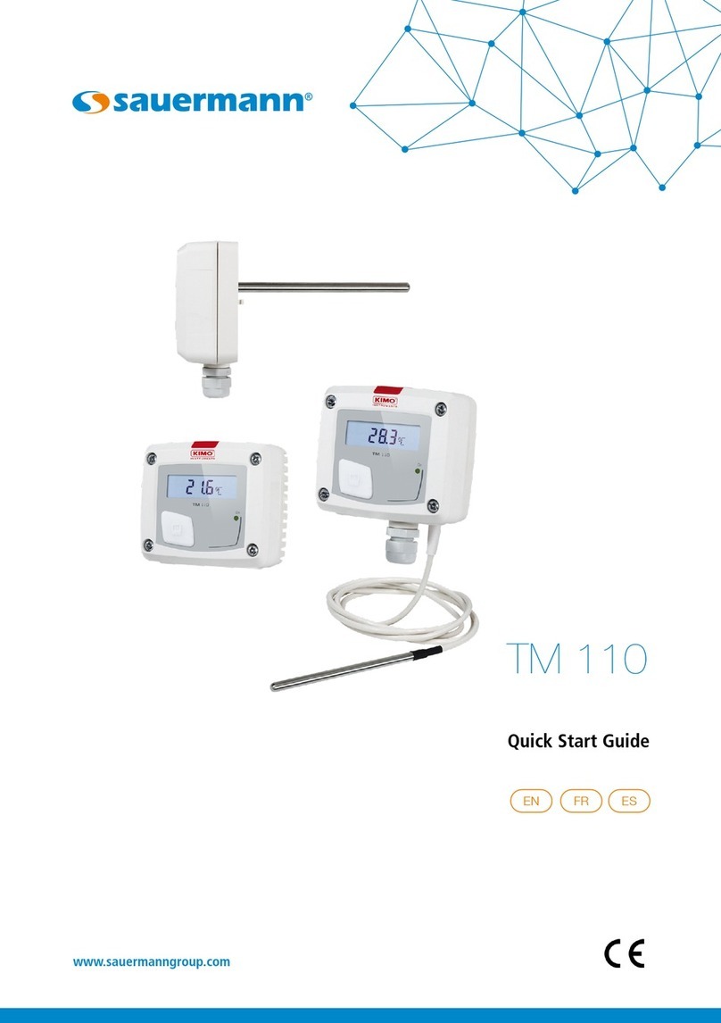 sauermann TM 110 quick start guide