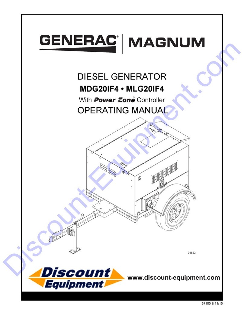 Generac Power Systems MAGNUM MDG20IF4 User manual