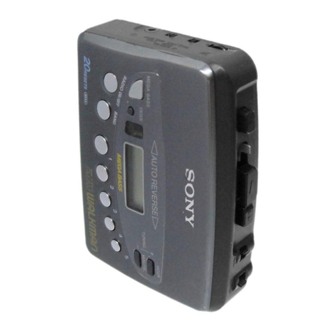 Sony Walkman WM-FX473 User manual