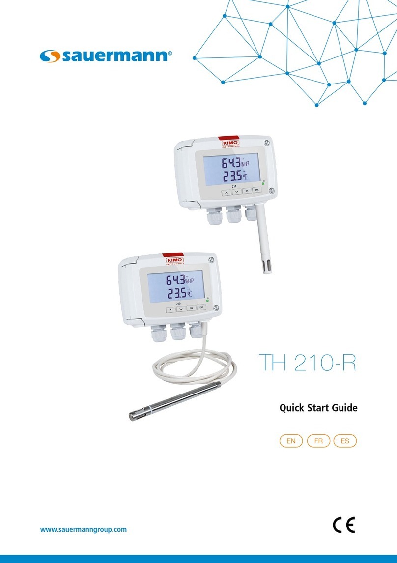 sauermann TH 210-R quick start guide