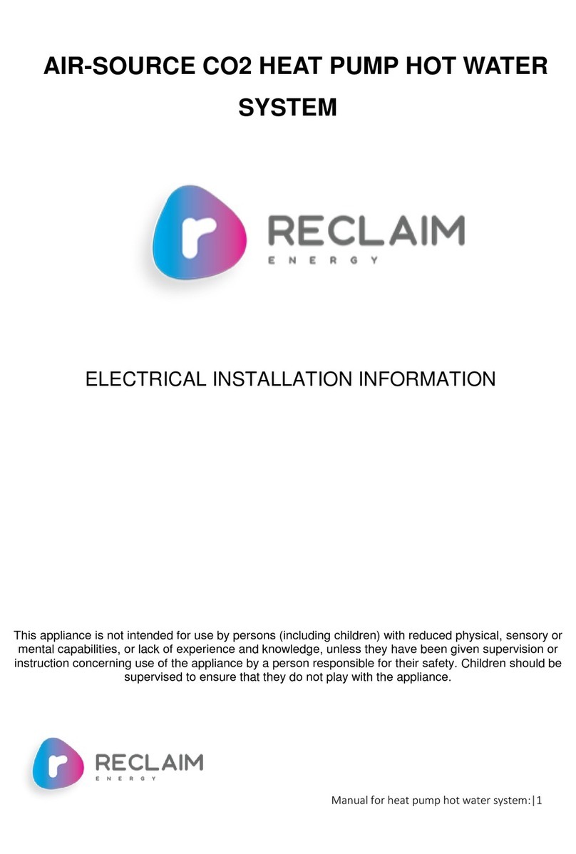 Reclaim EHPE-4540P Installation