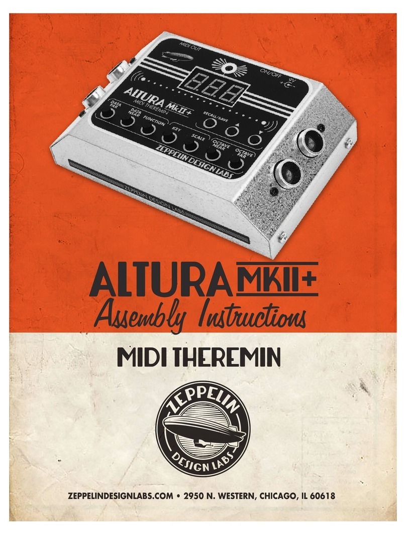 Zeppelin Design Labs ALTURA MKII Plus User manual