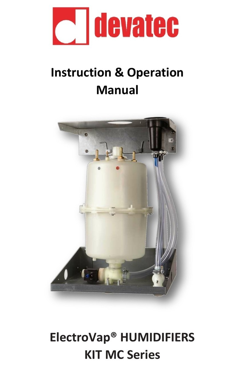 Devatec ElectroVap MC Series Installation instructions manual Devatec ElectroVap MC Series Installation instructions manual