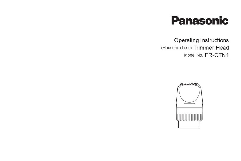 Panasonic ER-CTN1 operating instructions