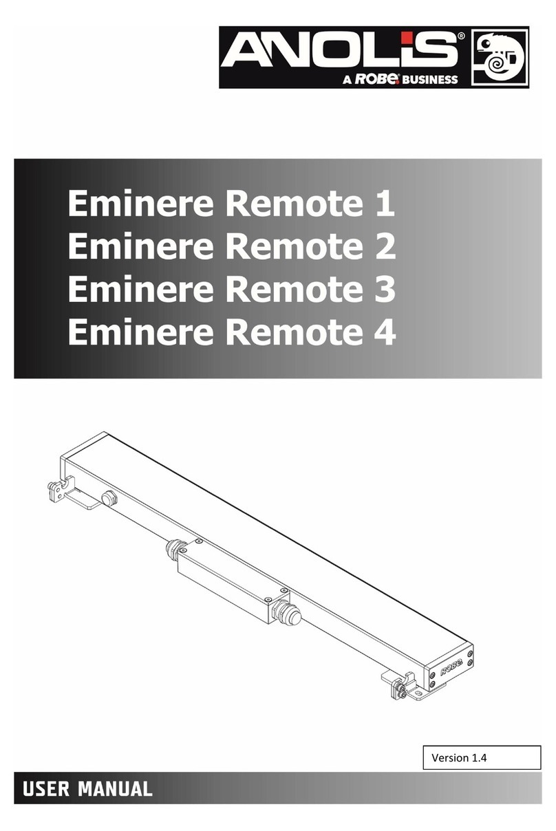 Robe Anolis Eminere 1 user manual