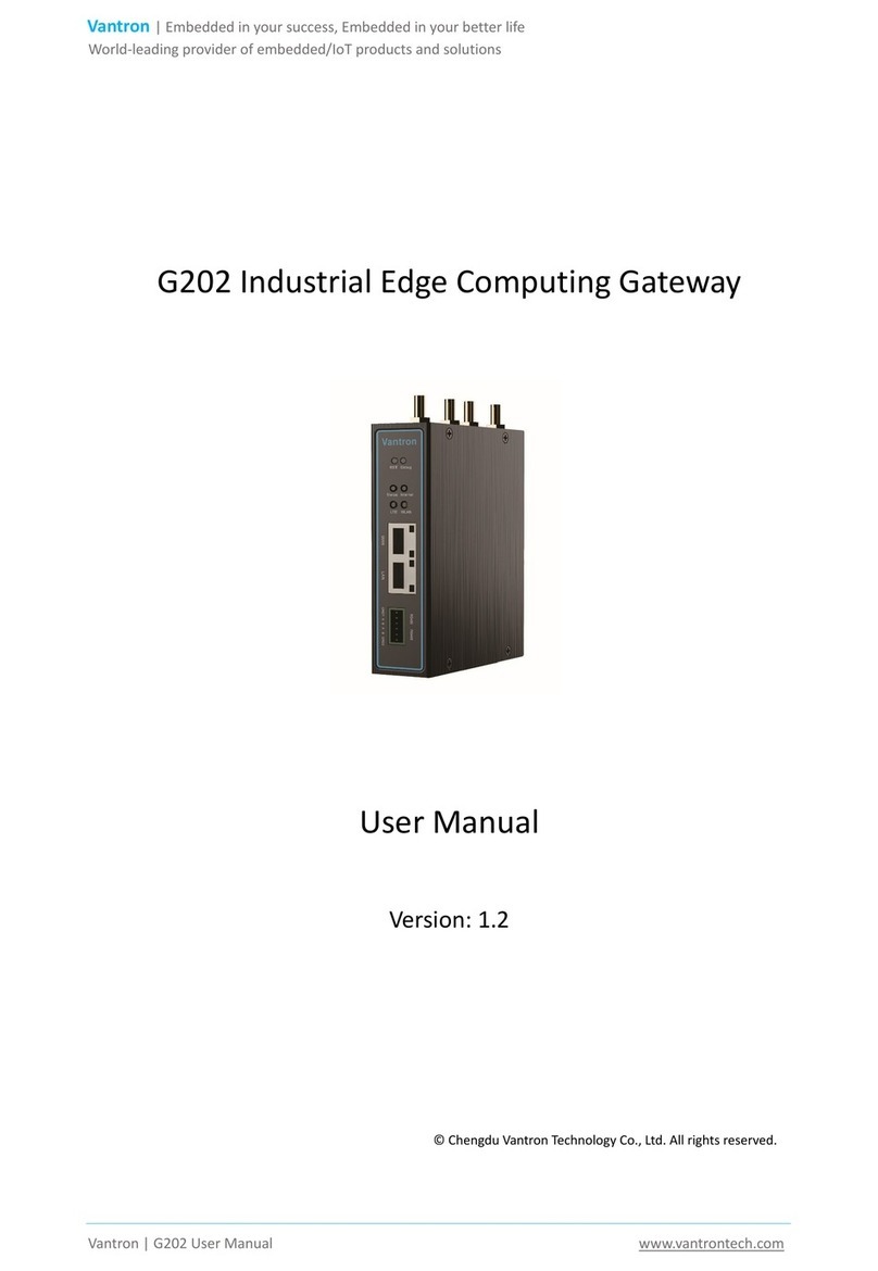 Vantron G202 User manual