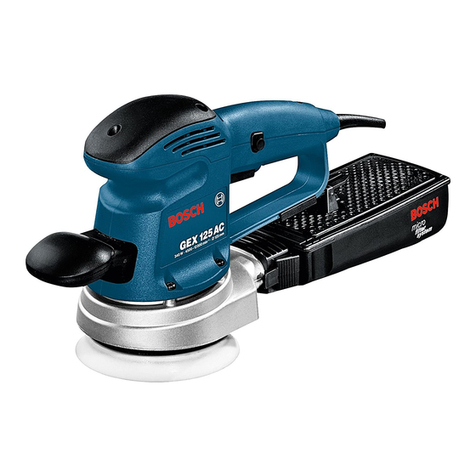 Bosch GEX Professional 125 AC User manual