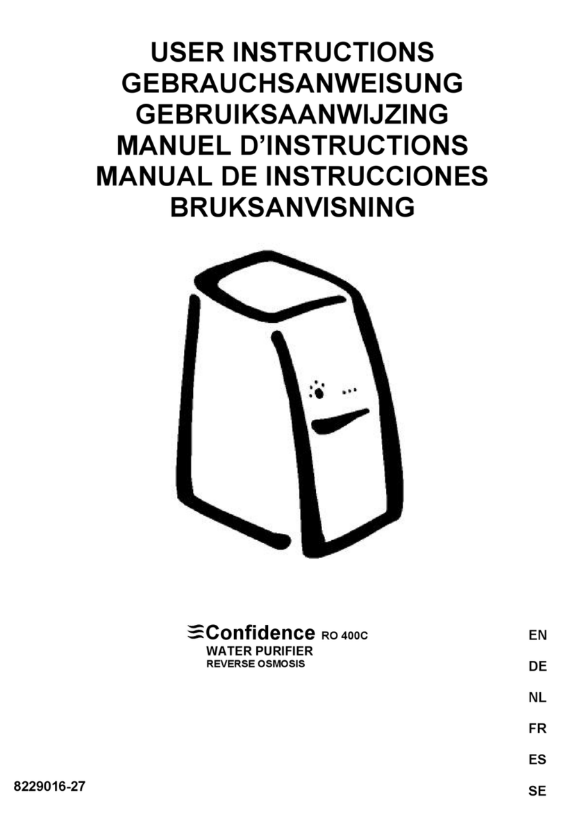 Confidence RO 400C User instructions Confidence RO 400C User instructions
