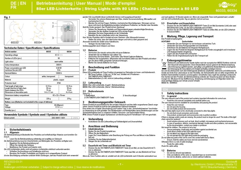 Goobay 60333 User manual