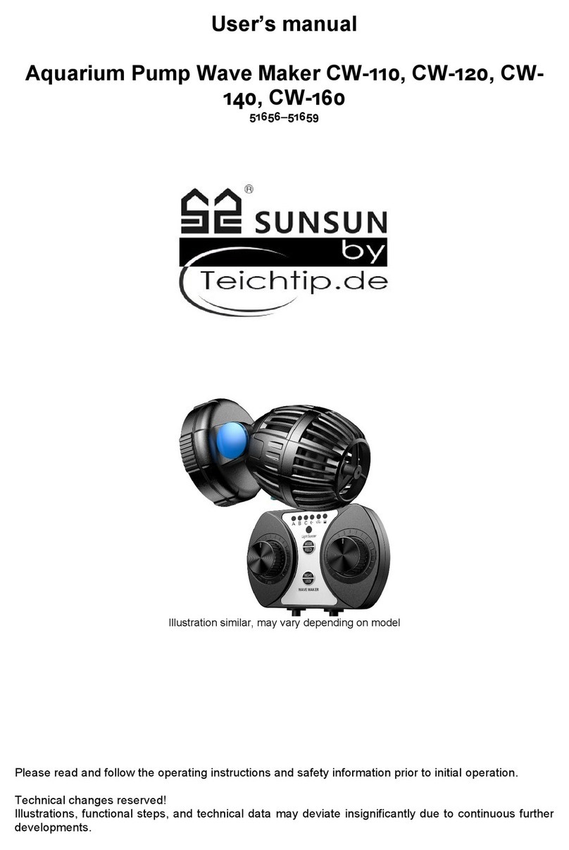 TeichTip SunSun Wave Maker CW-110 user manual