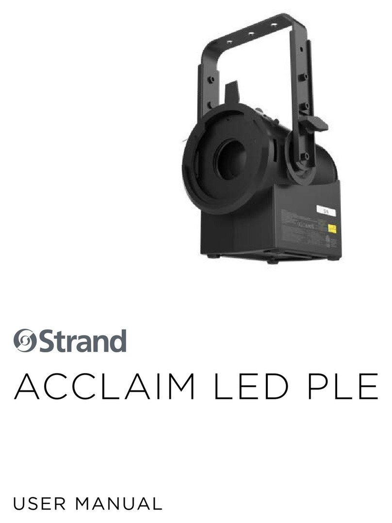 Strand Acclaim LED PLE User manual