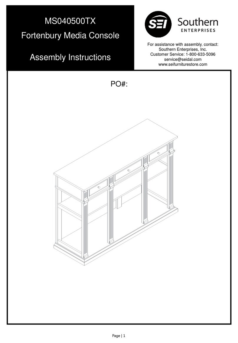 Southern Enterprises MS040500TX Assembly instructions