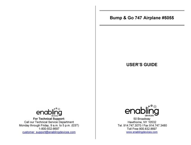 Enabling Devices Bump & Go 747 User manual Enabling Devices Bump & Go 747 User manual