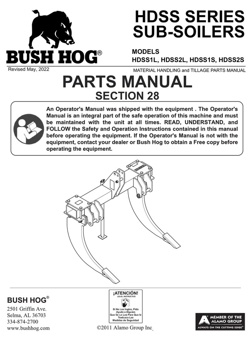 Bush Hog HDSS Series parts manual Bush Hog HDSS Series parts manual