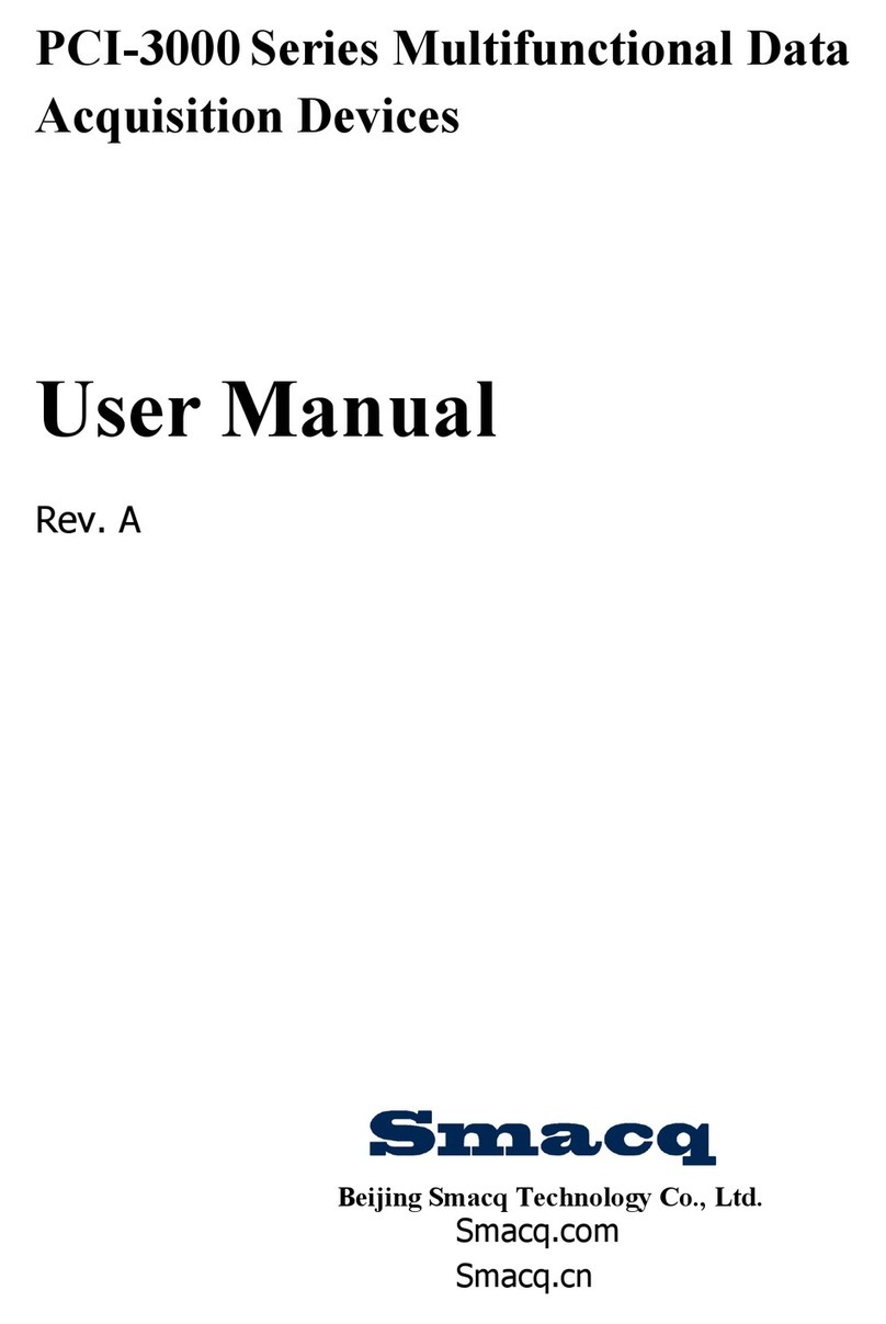 Smacq Technologies PCI-3000 Series User manual